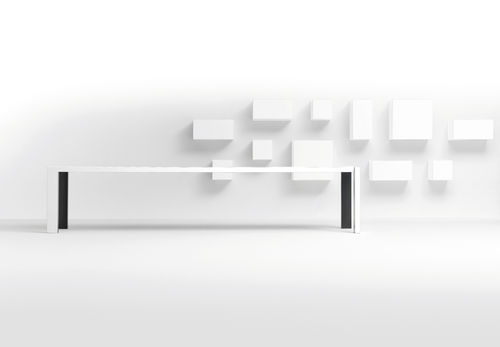 Wandmontiertes Bücherregal - VISION - pastoe - modern / MDF / weiß