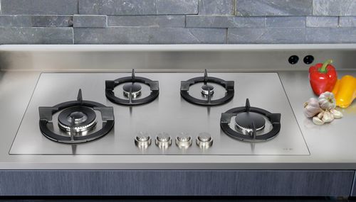 Gaskochfeld - KPGM : KPGM0411 - ABK InnoVent - mit 4 Kochfeldern / Einbau / mit Drehknöpfen
