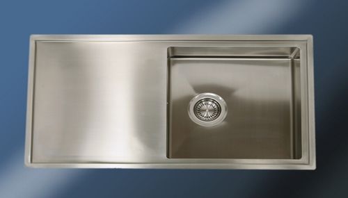 Einbeckenspüle - C1BIN02 - ABK InnoVent - mit Abtropffläche / Edelstahl / einbaufähig