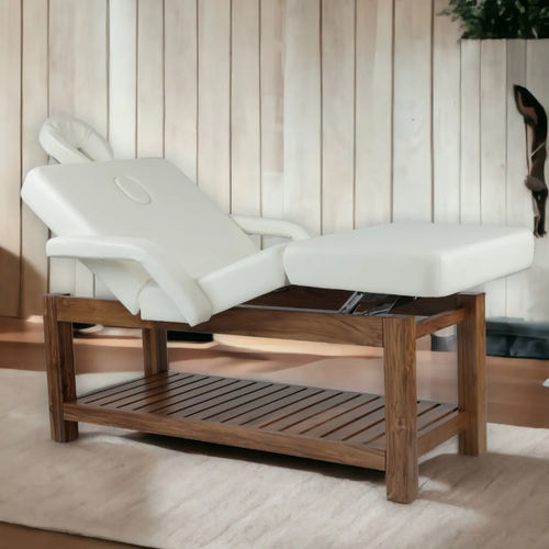 Faltbarer Massageliege - FLEXY 1 - Iso Benessere® - Holz / mit Stauraum / höhenverstellbar
