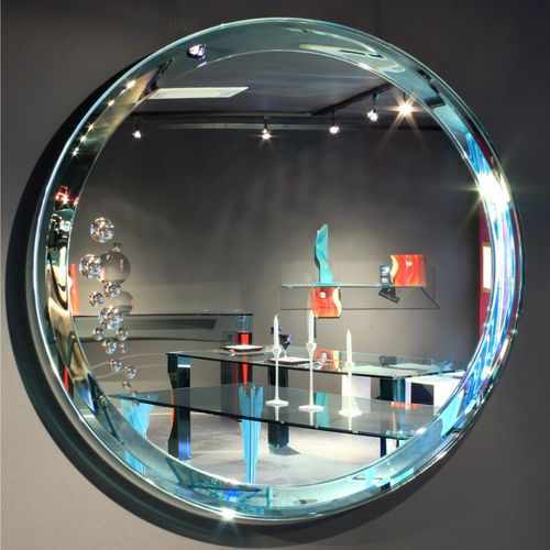 Wandmontierter Spiegel - HUBLOT - MIROITERIE PETITJEAN - modern / rund