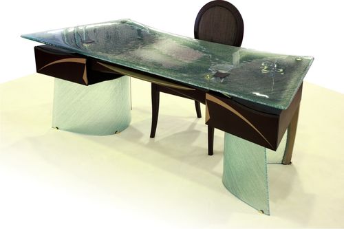Chefschreibtisch - PRESIDENCE - MIROITERIE PETITJEAN - modern / MDF / lackiertes Holz