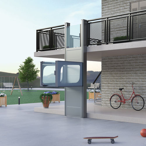 Hebeplattform für Personen mit eingeschränkter Mobilität - EasyPlat - LiftingItalia - AreaLift - für Rollstühle / für Gebäude / für Privatgebrauch