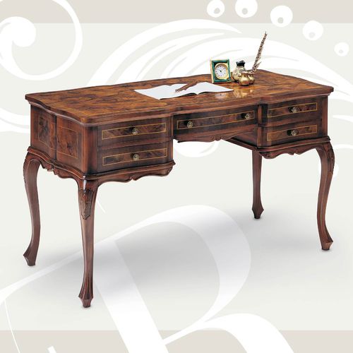 Schreibtisch / Louis XV - FRATELLI RADICE SRL - Holz / mit Stauraum / mit 4 Beinen
