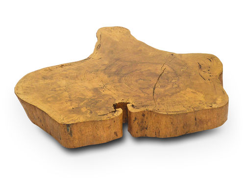 Moderner Couchtisch - FREE FORM CROSSCUT - Rotsen Furniture - Massivholz / Tropenholz / maßgefertigt