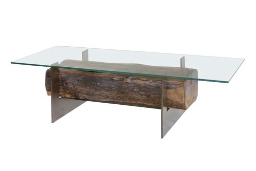 Moderner Couchtisch - OITIS - Rotsen Furniture - Holz / rechteckig / aus wiederverwertetem Material