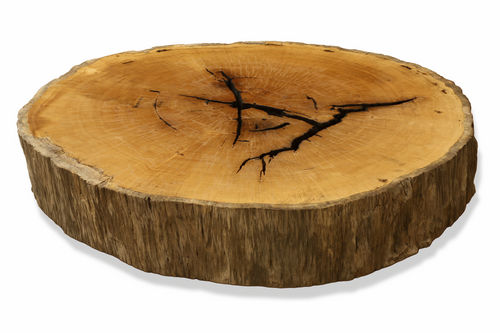 Moderner Couchtisch - PEQUI ROUND  - Rotsen Furniture - Holz / rund / aus wiederverwertetem Material
