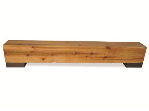 Moderne Bank - PINUS LOG - Rotsen Furniture - Holz / aus recyceltem Material
