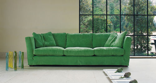 Modernes Sofa - HYDE PARK - Machalke - Stoff / grün / 3 Plätze