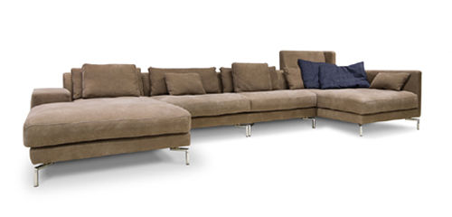 Ecksofa - LOFT CITY - Machalke - modular / modern / Stoff