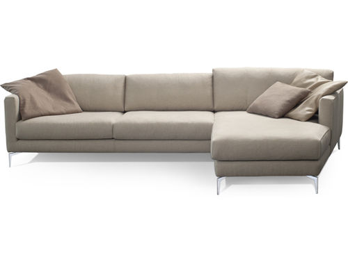 Ecksofa - DURINI - Machalke - modern / Leder / beige