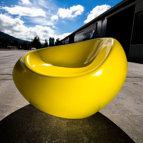 Sessel für den urbanen Raum / organisches Design - HAPPY - BELLITALIA - Kunststein / Kunststein / Ökokonzept
