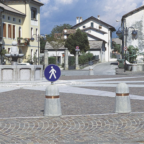 Sicherheits-Sperrpfosten - ARO - BELLITALIA - stationär / Kunststein / hoch