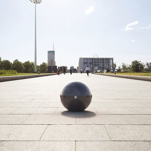 Sicherheits-Sperrpfosten - SFERA - BELLITALIA - stationär / Kunststein / für öffentliche Bereiche