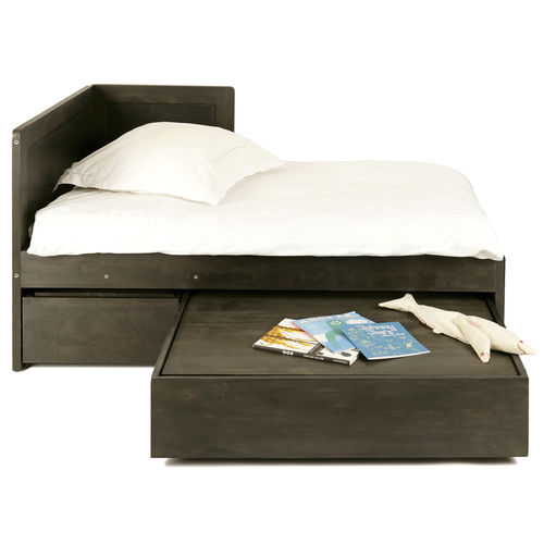 Erweiterbares Bett - ETERNITY 2 - Nonjetable - Einpersonen / modern / Kopfteil
