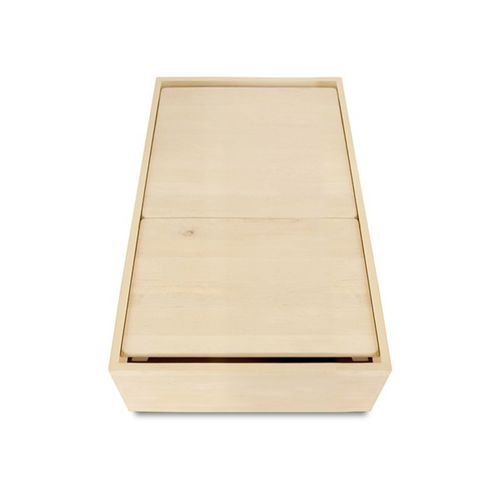Moderner Couchtisch - Petite table basse ETERNITY bouleau noire - Nonjetable - Birke / Gestell aus Birke / rechteckig