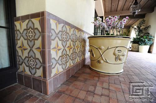 Zementfliesen - LA ROCHELLE 1011 - Granada Tile - poliert / für den Innenraum / bodenstehend