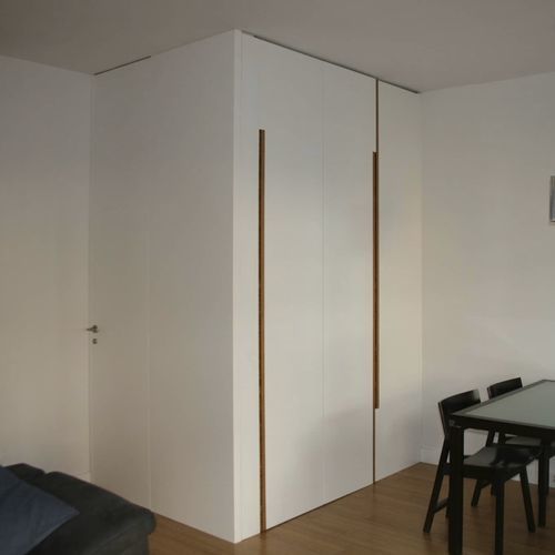 Einbaukleiderschrank - Grupo GUBIA - modern / Kiefer / Bambus