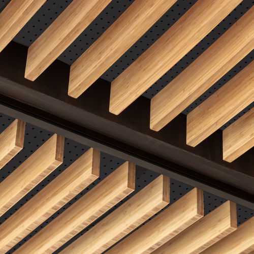 Lamellendeckensystem - GUBI_MASSIVE SLATS® - Grupo GUBIA - Bambus / Platten / für den Innenraum