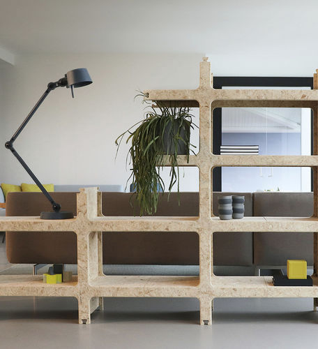 Selbsttragendes Regalsystem - KWART - Casala - modern / lackiertes Holz / für professionellen Gebrauch