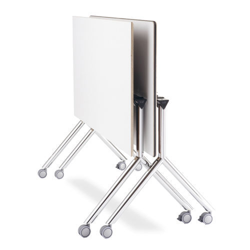 Moderner Tisch - LABDA FLIPTOP I - Casala - Holz / Gestell aus Metall / rechteckig