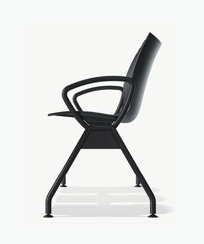 Stoff-Traversenbank - ONYX - Casala - Kunststoff / 3 Plätze / Zweisitzer