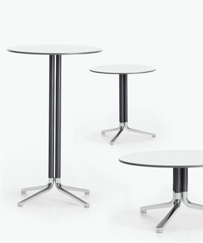 Moderner Bistrotisch - TEMO III-IV - Casala - Holz / Gestell aus Metall / rund
