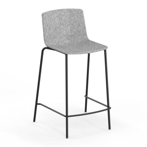 Moderner Barstuhl - OMEGA III - Casala - für den Innenraum / PET / Gestell aus Stahl