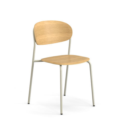 Moderner Stuhl - SENNA - Casala - für den Innenraum / Stoff / Holz
