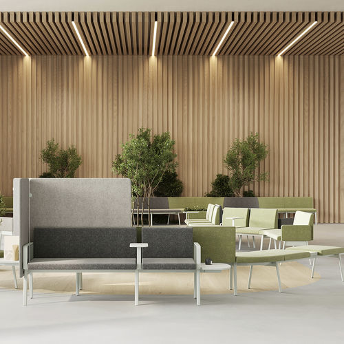 Modulare Bank - RIVA - Casala - modern / Stoff / Stahl