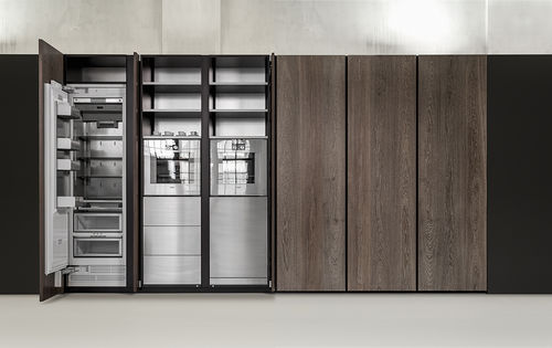 Moderner Lagerschrank für Küchen - WALL - Steininger Designers - Holz