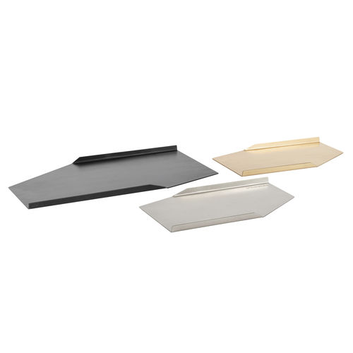 Messing-Serviertablett - FOLD - Steininger Designers - Stahl / Kupfer / Zink