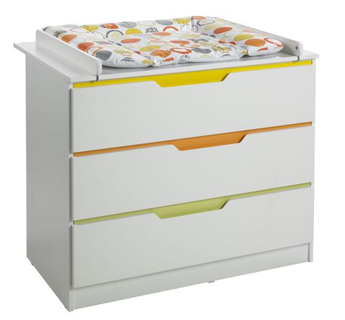 MDF-Wickeltisch - FRESH - Geuther - bodenstehend / für Gewerbegebrauch