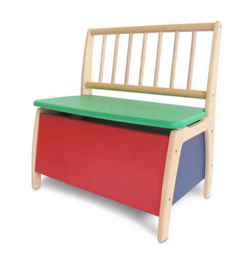 Moderne Bank - BAMBINO - Geuther - Holz / mit Rückenlehne / für Kinder