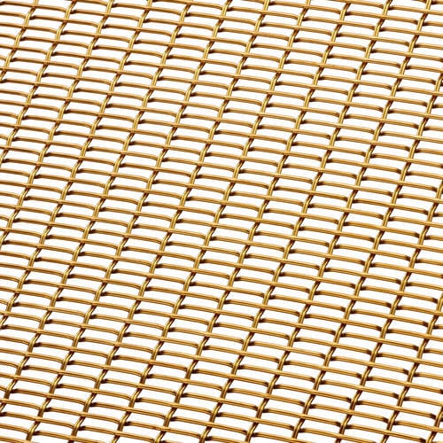 Metall-Geflecht / Dekor - M12Z-27 - BANKER WIRE - Messing / Stahl / Bronze
