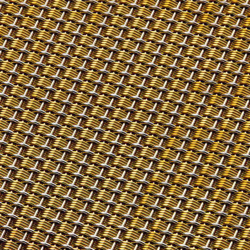 Metall-Geflecht / Dekor - DS-24 - BANKER WIRE - Messing / Edelstahl / Architektur