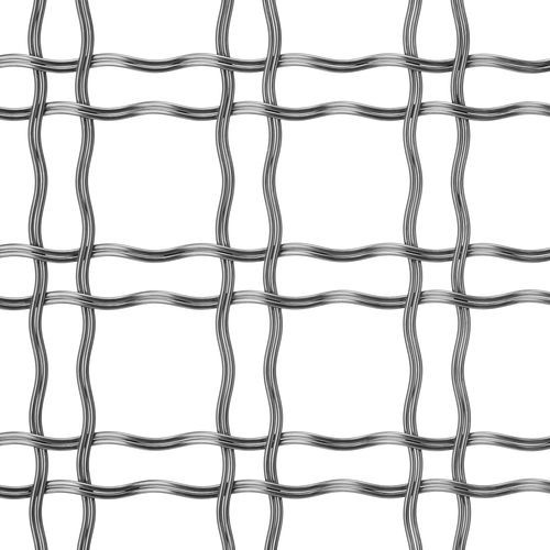 Metall-Geflecht / Dekor - M44-12 - BANKER WIRE - Messing / Stahl / Bronze