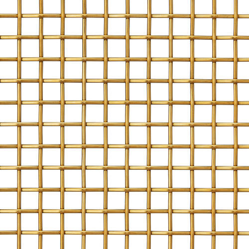 Metall-Geflecht / Dekor - P-252 - BANKER WIRE - Messing / Stahl / Bronze