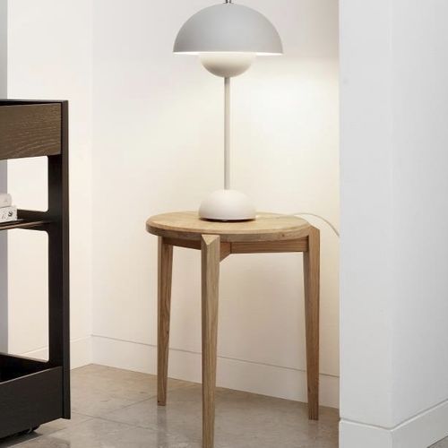Hocker / skandinavisches Design - #840 - Skovby - geöltes Holz / gebeiztes Holz / Gestell aus Massivholz
