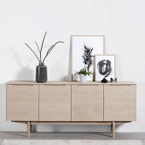 Modernes Sideboard - #306 - Skovby - Eiche / Nussbaum / mit Schwingtür
