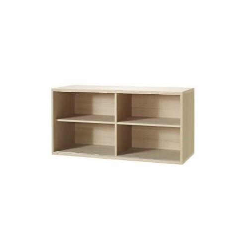 Wandmontiertes Regal - MODO #732 - Skovby - modern / Eiche / farblos