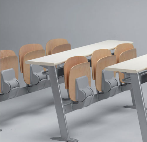 Moderner Hörsaalstuhl - 840EVO Series - CAMILLO SIRIANNI SAS - für den Innenraum / Holz / Gestell aus Metall
