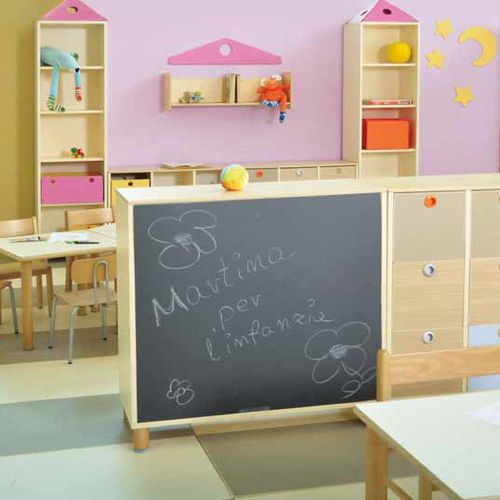 Magnettafel - MI 285 - CAMILLO SIRIANNI SAS - schwarz / freistehend / Laminat