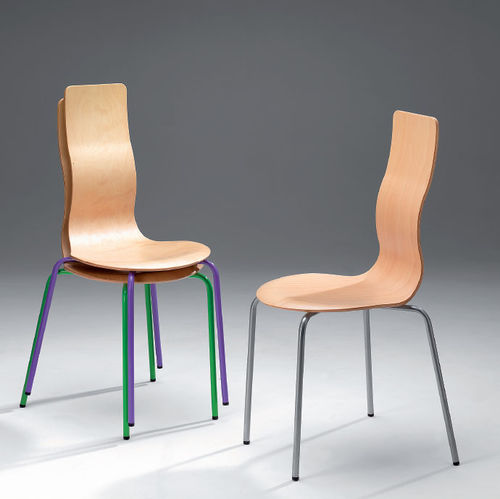 Moderner Stuhl - 980/M - CAMILLO SIRIANNI SAS - für den Innenraum / Stoff / Laminat