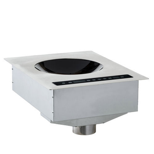 Induktionswok - DWIC 3000 - ADVENTYS - Profi / mit 1 Kochfeld / Einbau