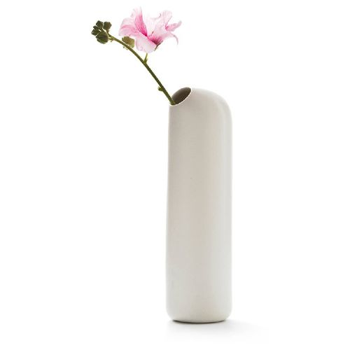 Moderne Vase - Ô CARAFE - Moustache - Keramik / Ton / weiß