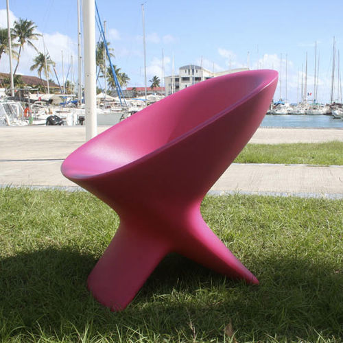 Moderner Sessel - UBLO - Qui est Paul - Polymer / für Garten