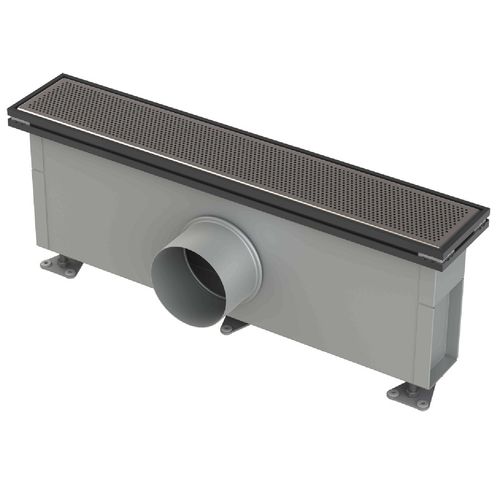 Bodenstehender Luftdiffusor - MINOPAB - SCHAKO KG - linear / Metall / für professionellen Gebrauch