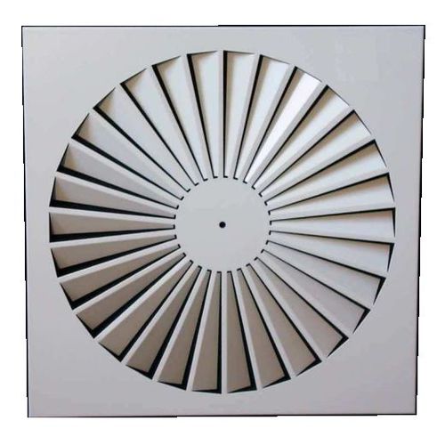 Deckenmontierter Luftdiffusor - DQF - SCHAKO KG - quadratisch / rund / Stahlblech