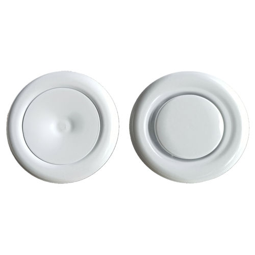 Deckenmontiertes Tellerventil - STV - SCHAKO KG - Stahlblech / rund